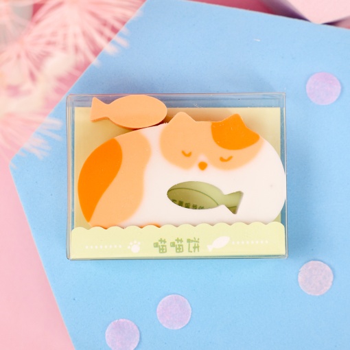 Набор стирательных резинок "Cat Cake Eraser" №2255, 24шт