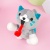 Мягкая игрушка "Конфетная кошка" серый, 20см