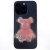 PopSocket "Мишка" с блестками, розовый №9