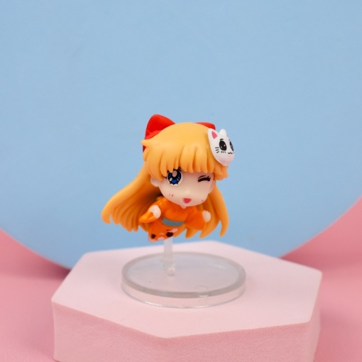 Набор фигурок "Sailor Moon" (кимоно) 6.5 см, 6шт оптом