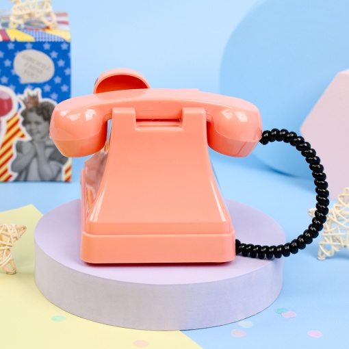 Копилка "Telephone", розовый оптом
