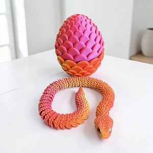 3D фигурка "Snake egg", в ассортименте 1 шт