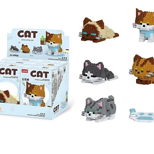 Конструктор "CAT" cute litle №1522, голубой, в ассортименте 1шт