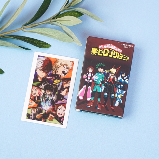 Набор картонных карточек "My Hero Academia № 2" 30шт.