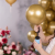 Набор шаров "Happy Birthday" золотой  оптом