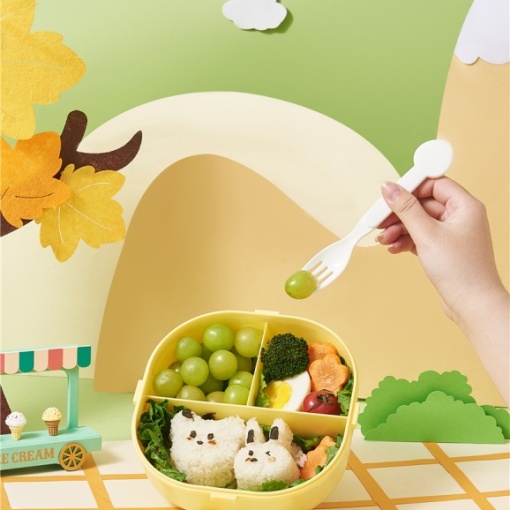 Ланчбокс "Ice cream" фиолетовый оптом