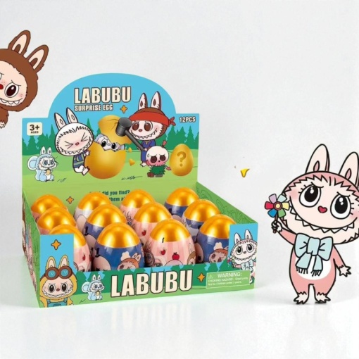 Набор игрушек Surprise "Яйцо" Labubu, в ассортименте 12шт оптом