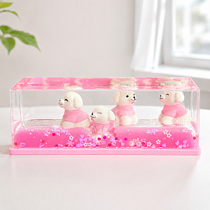 Антистресс "Display Box" cute puppies, розовый