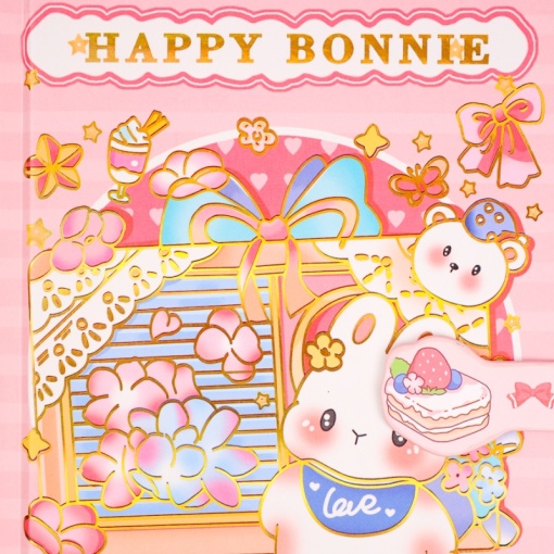 Блокнот "Happy Bonnie" №3285, 185x130 мм