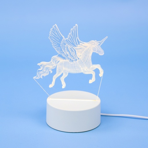 Ночник "Единорог" 3D (USB) оптом