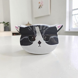 Заколка-крабик для волос "Cat" черный
