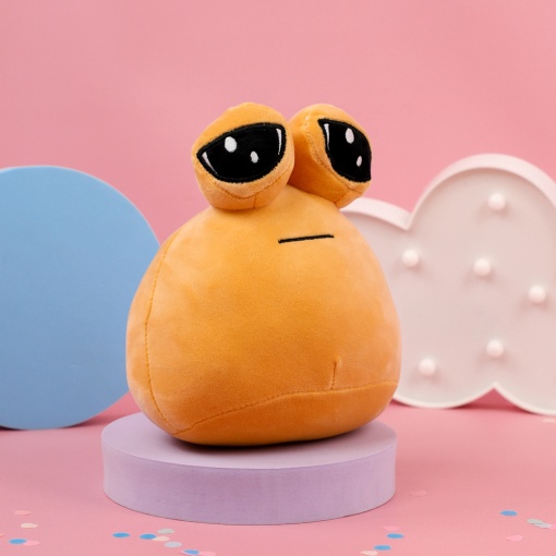 Мягкая игрушка "My pet alien pou" (улитка) 22см