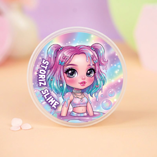 Слайм "WOW girl" с шариками, розовый 180 гр. STORIZ [М_07]