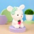 Мягкая игрушка "Медведь с клубникой" белый 25см