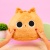 Мягкая игрушка-подушка "Кот" коричневый, 30 см