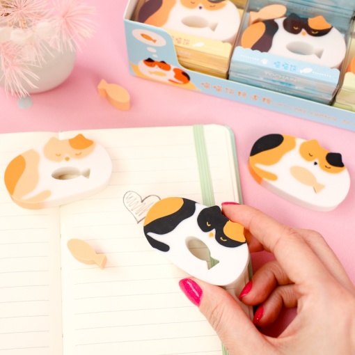 Набор стирательных резинок "Cat Cake Eraser" №2255, 24шт