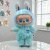 Мягкая игрушка "Labubu Zimomo" с сердечком, голубой, 50см