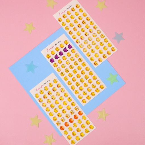 Набор наклеек «Emoji your life» 12 листов