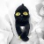 Мягкая игрушка "Котик с лапками" черный, 70см 