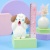Мягкий брелок "Cry" собака, белый 10 см