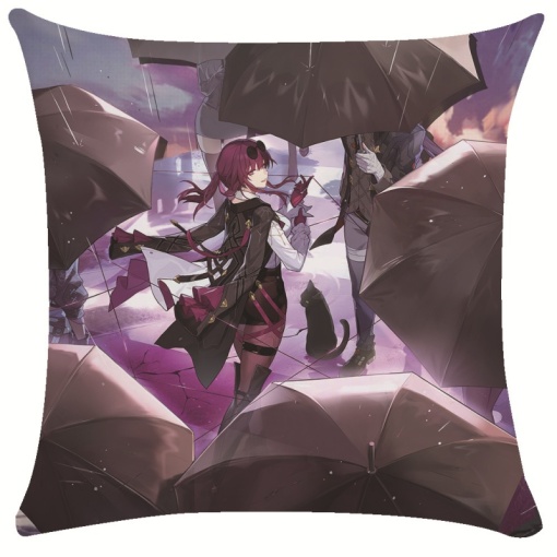 Наволочка декоративная  "Honkai Impact" Кафка, 40x40см