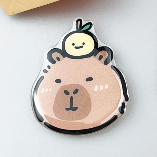 PopSocket "Капибара" с мандаринкой