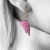 Серьги "Котики" №E5867-1, розовый