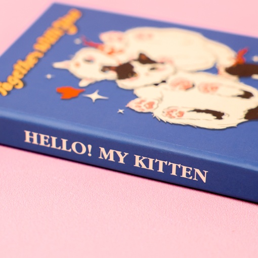 Блокнот "Cat" Together with you, синий, A7