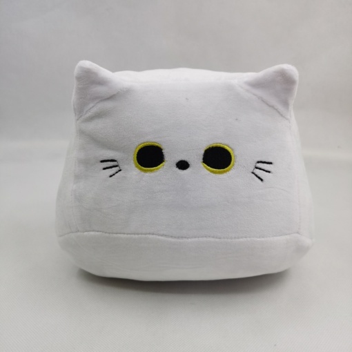 Мягкая игрушка "Котик" белый 20см