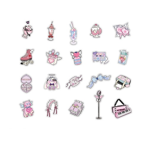 Набор наклеек "Cute accessories" № 2, 40 шт.