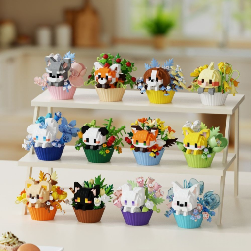 Набор конструкторов "Paborna" animal cupcakes, в ас-те 12шт (211-267 д)