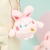 Мягкий брелок "Funny Bunny" розовый, 10 см