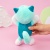 Мягкая игрушка "Конфетная кошка" зеленый, 20см