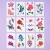 Временная татуировка "Characters" E-30, 5.7x9.7 см