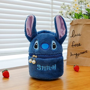 Сумочка плюшевая "Pouch" глазастик оптом со склада в Москве