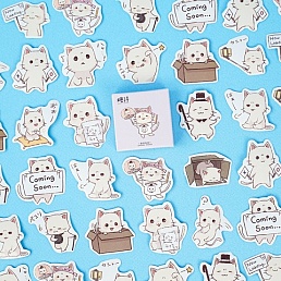 Набор наклеек "Cute Cat", 45 шт.