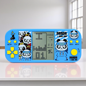 Мини-игра "Тетрис" panda cool sha, синий