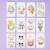 Временная татуировка "Characters" INS-30, 5.7x9.7 см