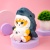 Мягкая игрушка "Котик в акуле" с нерпой, 20 см