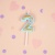 Свеча-цифра для торта "Patterned Mint", 2 оптом