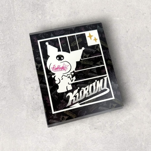 Тетрадь "Kuromi" граффити, A5, 48 листов (клетка), в ассортименте, 1шт