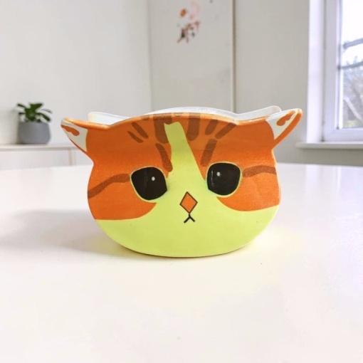 Заколка-крабик для волос "Cat" рыжий