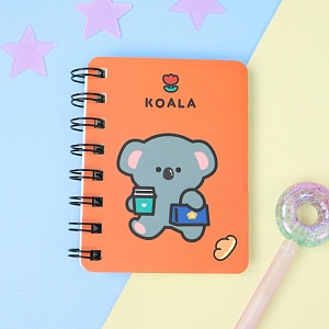 Блокнот на кольцах "Koala" №1 (8х10,5см)
