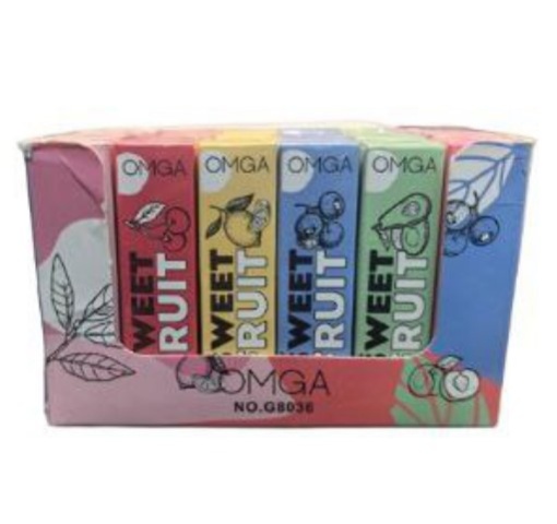 Бальзам для губ оттеночный "Omga" sweet fruit, в ассортименте 1шт