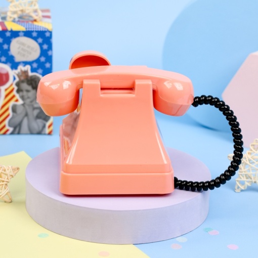 Копилка "Telephone", розовый оптом