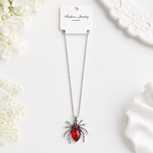 Кулон "Red spider" gothic style, 1шт