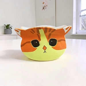 Заколка-крабик для волос "Cat" рыжий