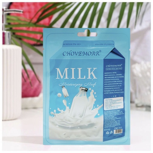 Маска тканевая для лица "Milk" молоко, увлажняющая