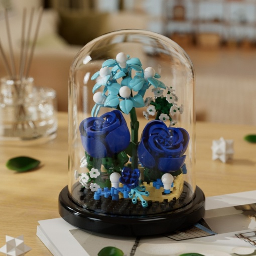 Конструктор "Цветы под куполом" синий сон №7235 (270 дет.) [М_08]