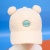Бейсболка плюшевая "Cute" с ушками, бежевый (54-60см)